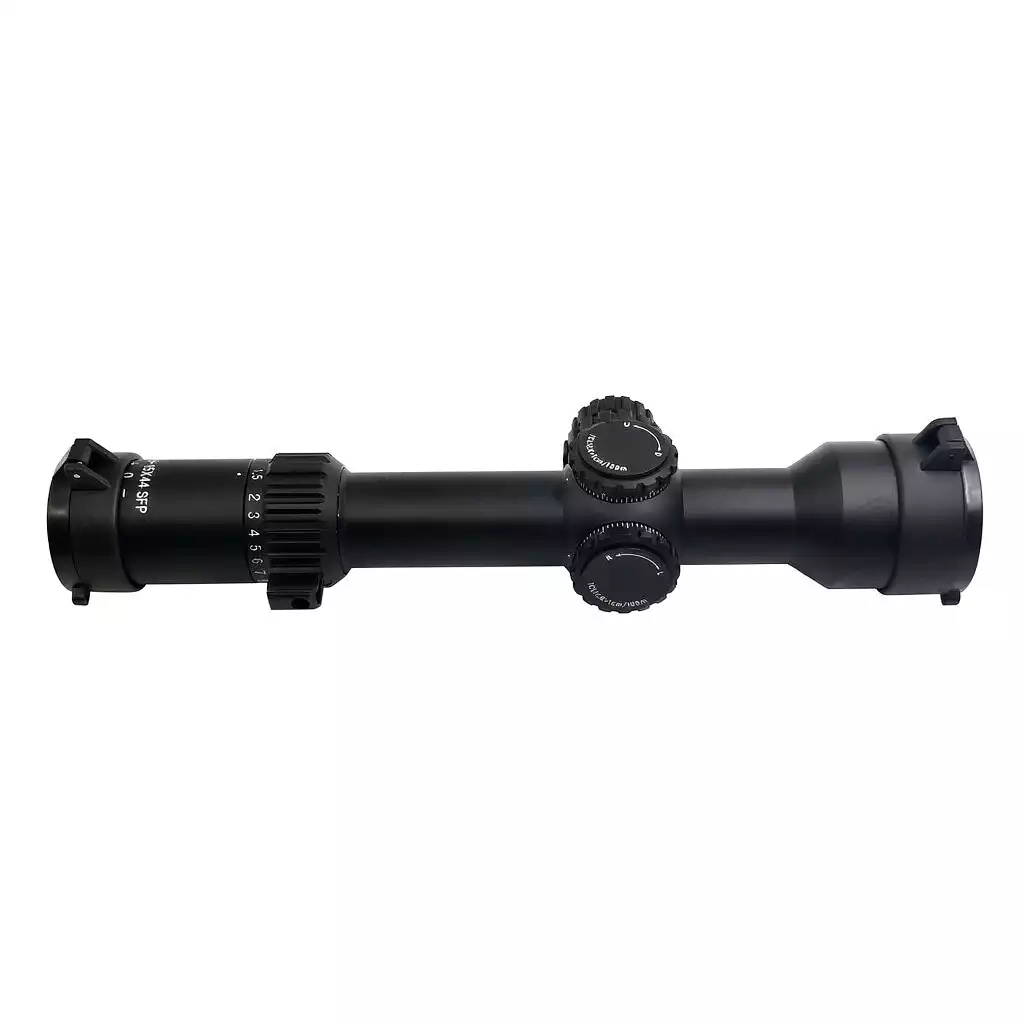 دوربینهای تفنگ شیئی بزرگ با زوم بالا | دوربین تفنگ SFP 1.5-15x44 با لوله 34 میلیمتری، نور قرمز، اختلاف منظر جانبی و قفل فشاری-کششی برجک BEM1.5-15X44 SFIR